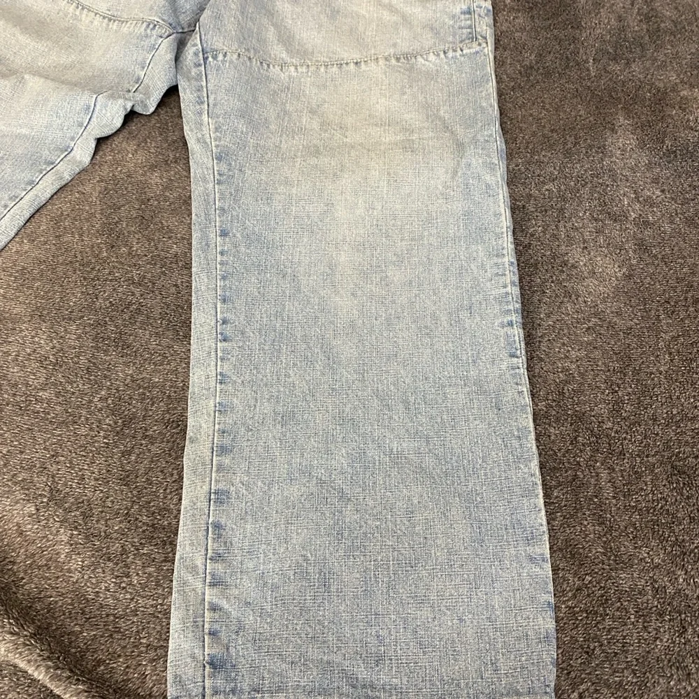 Vtg Rocawear Light Blue Denim Waistband Jeans